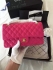 Chanel 2.55 middle size pink original lambskin